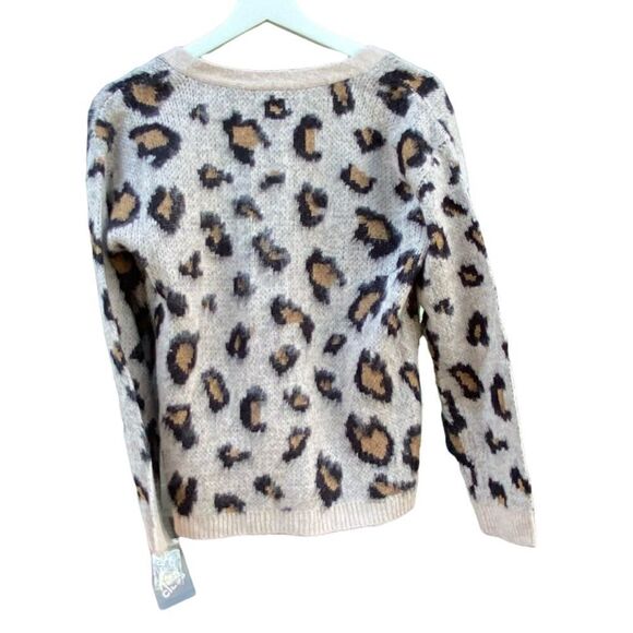 NWT art class Leopard Cheetah Cardigan XL 14/16 - Picture 3 of 6